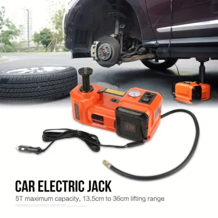 Electric Car Jack, 5 Ton/ 11023 LBS Hydraulic Car Jack, Portable Car Jack Lifting With Built-in LED Light, Car Jack For SUV MPV Sedan Truck Change Tires Garage Repair